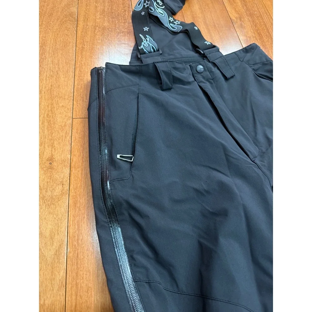 Spyder Kids Ski Snowboard‎ Snow Bib Pants Black Youth Size 18